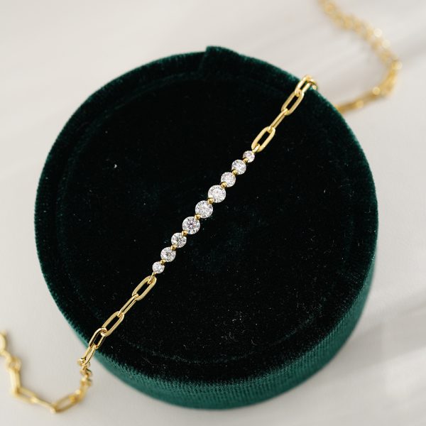 Irregular straight-linked bracelet - Image 2