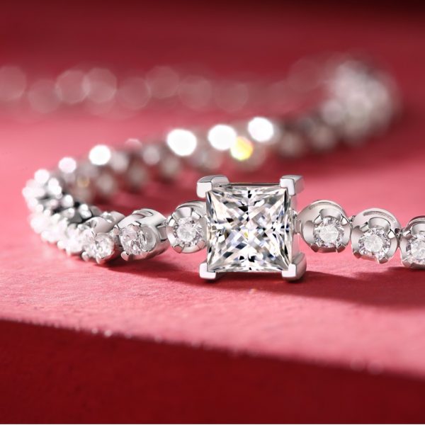 Shapeless Morganite Bracelet - Image 3