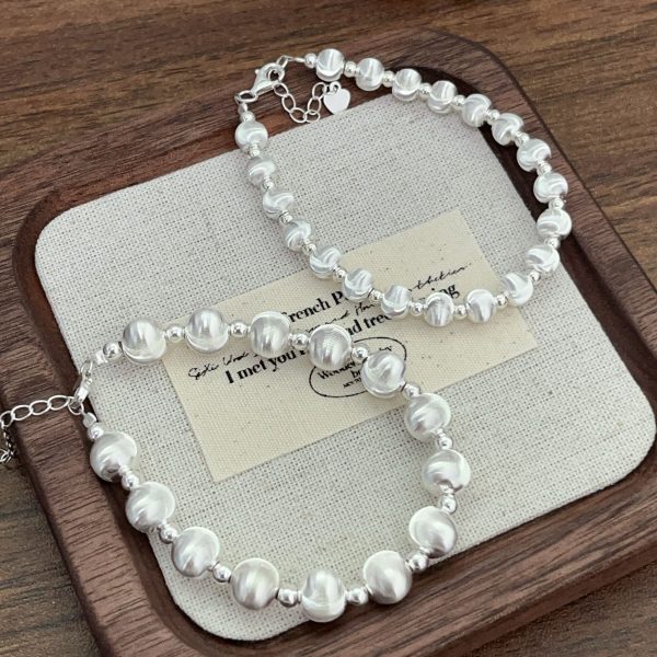 Pure silver cat's eye talisman bracelet - Image 3