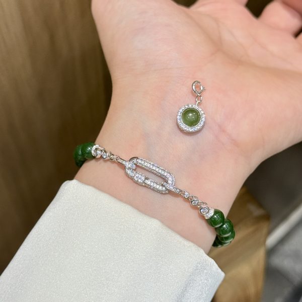Green jasper all-purpose bracelet - Image 3