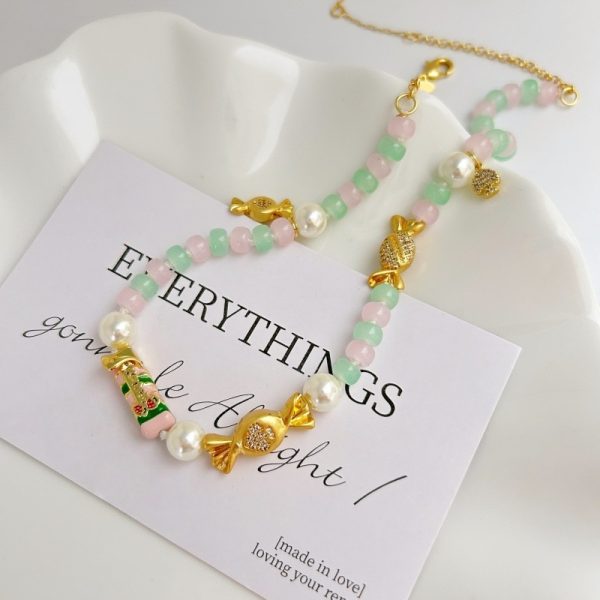 Candy Pearl Natural Stone Necklace - Image 2