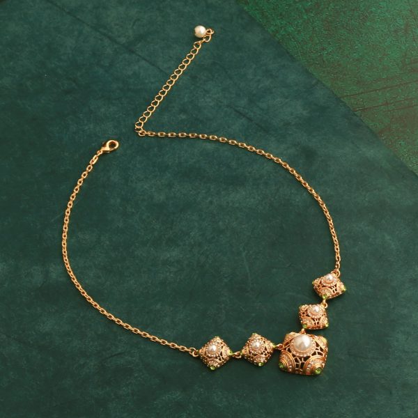 Court-style versatile pearl necklace - Image 3