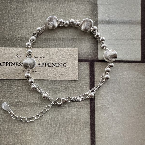 Cat-eye round bead bracelet - Image 4