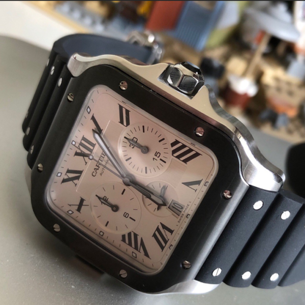 Cartier Santos Series WSSA0017 Watch (Cartier Santos Series Chronograph) - Image 4