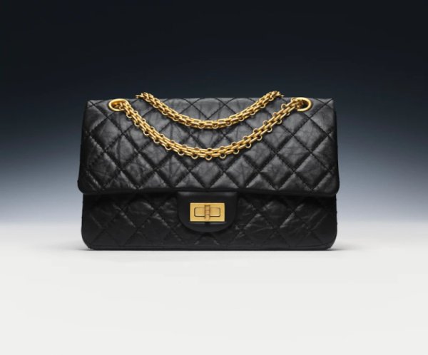 CHANEL 2.55 handbag Retro calf leather and gold metal black - Image 5
