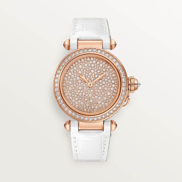 PASHA DE CARTIER Watch 35mm 18K Rose Gold Automatic Movement