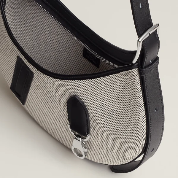Little Arcon Toile & Cuir Shoulder Bag - Image 2