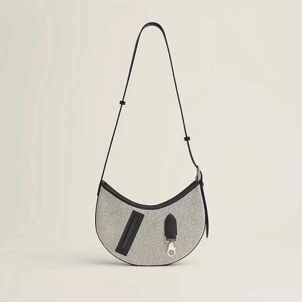 Little Arcon Toile & Cuir Shoulder Bag - Image 3