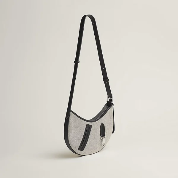 Little Arcon Toile & Cuir Shoulder Bag - Image 4