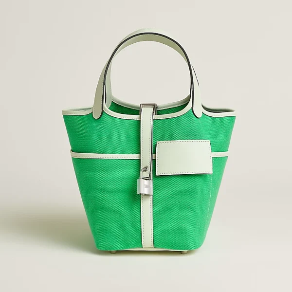 Picotin Lock 18-pocket Handbag