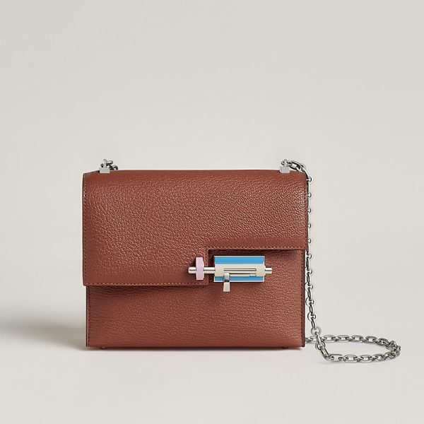 Verrou Chaine Mini Lacquered Shoulder Bag