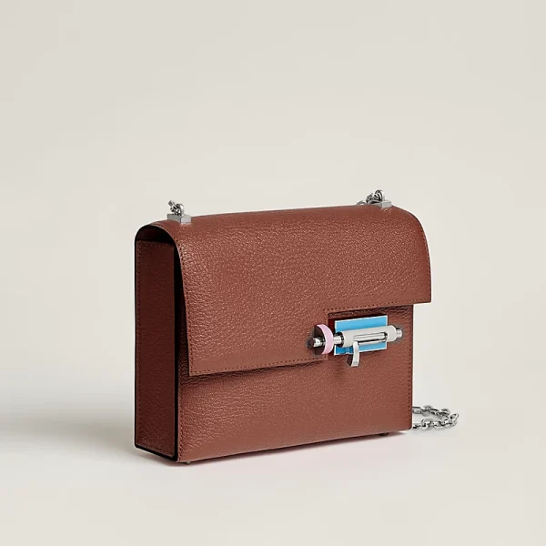 Verrou Chaine Mini Lacquered Shoulder Bag - Image 5